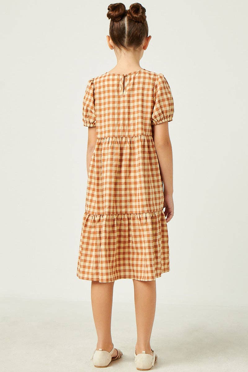 The Apricot Dream Tiered Dress