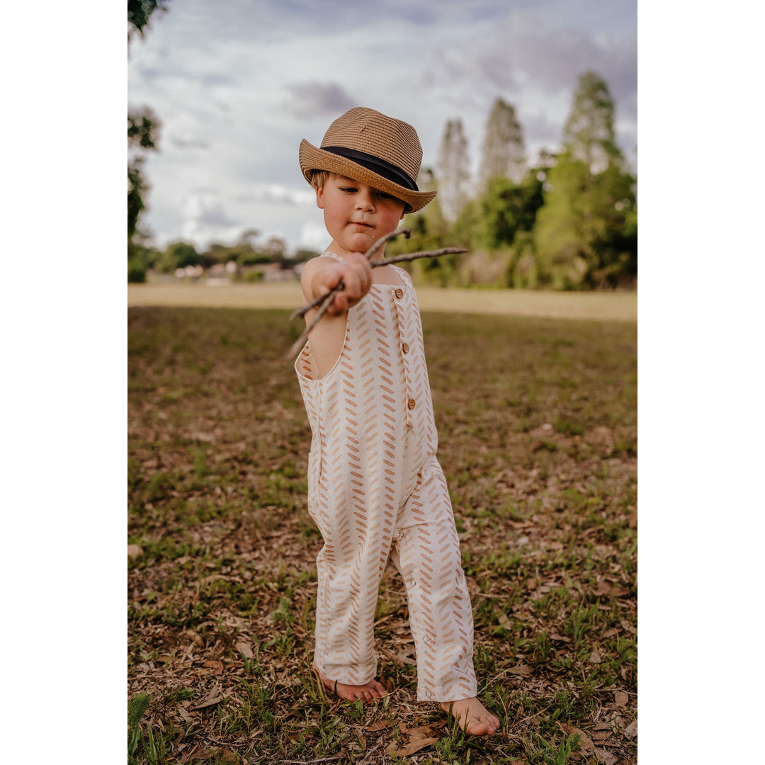 Overall Jumpsuit | Pick Up Sticks | Linen