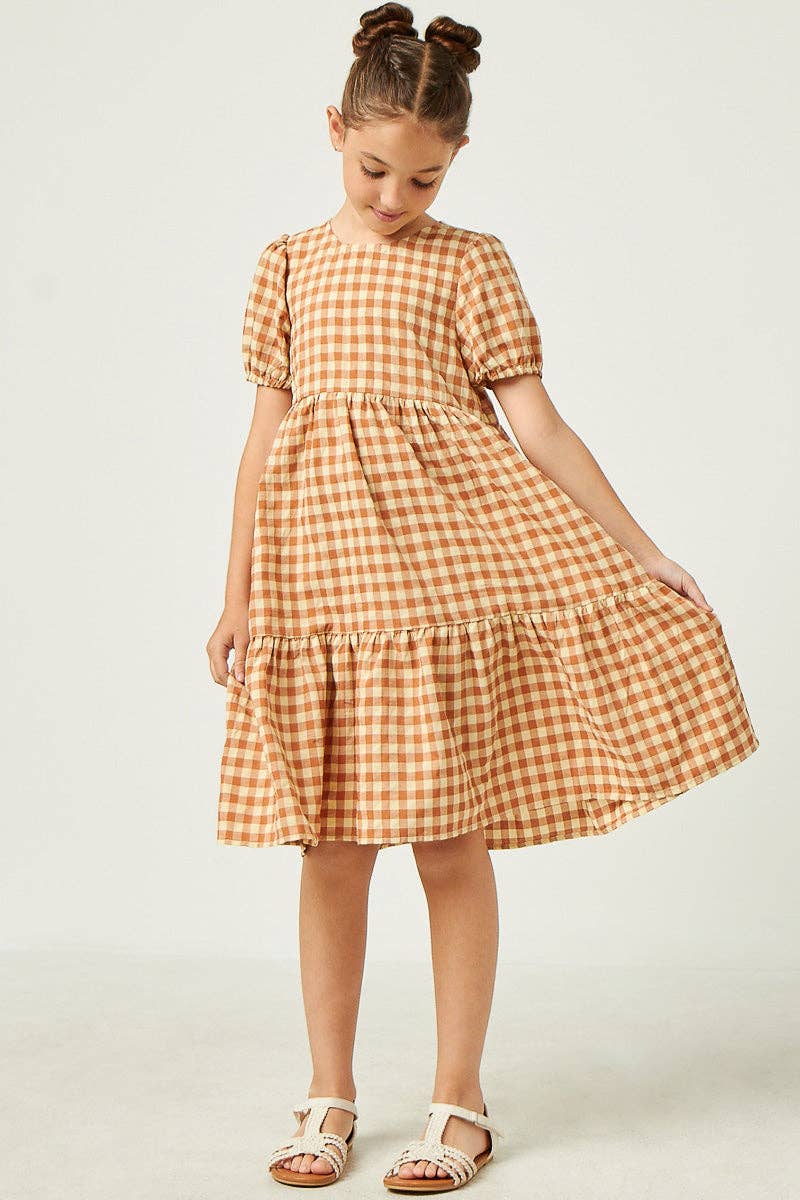 The Apricot Dream Tiered Dress