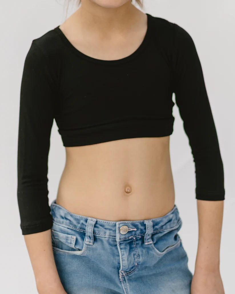Girlee 3/4 Sleeve Halftee