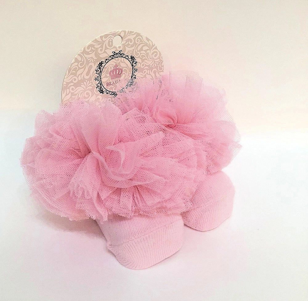 Tulle Frill Baby Socks