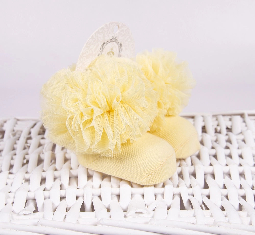Tulle Frill Baby Socks
