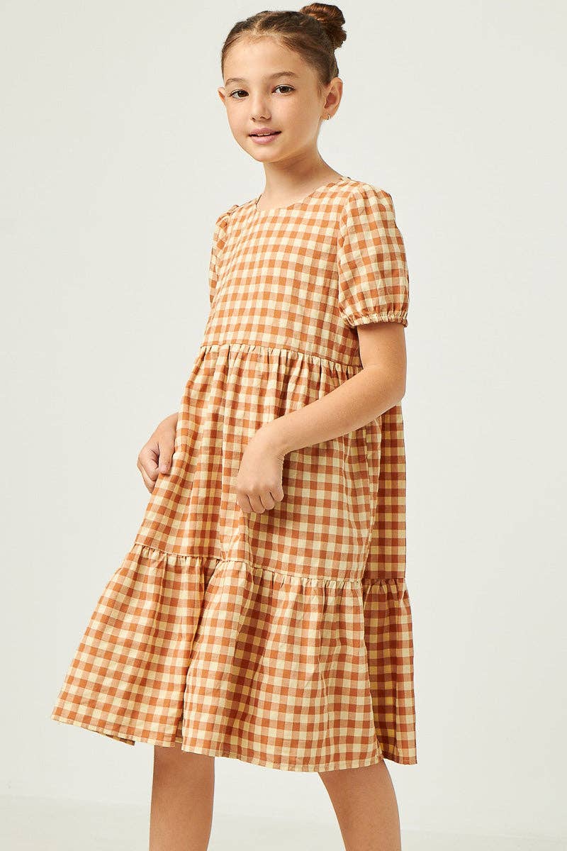 The Apricot Dream Tiered Dress