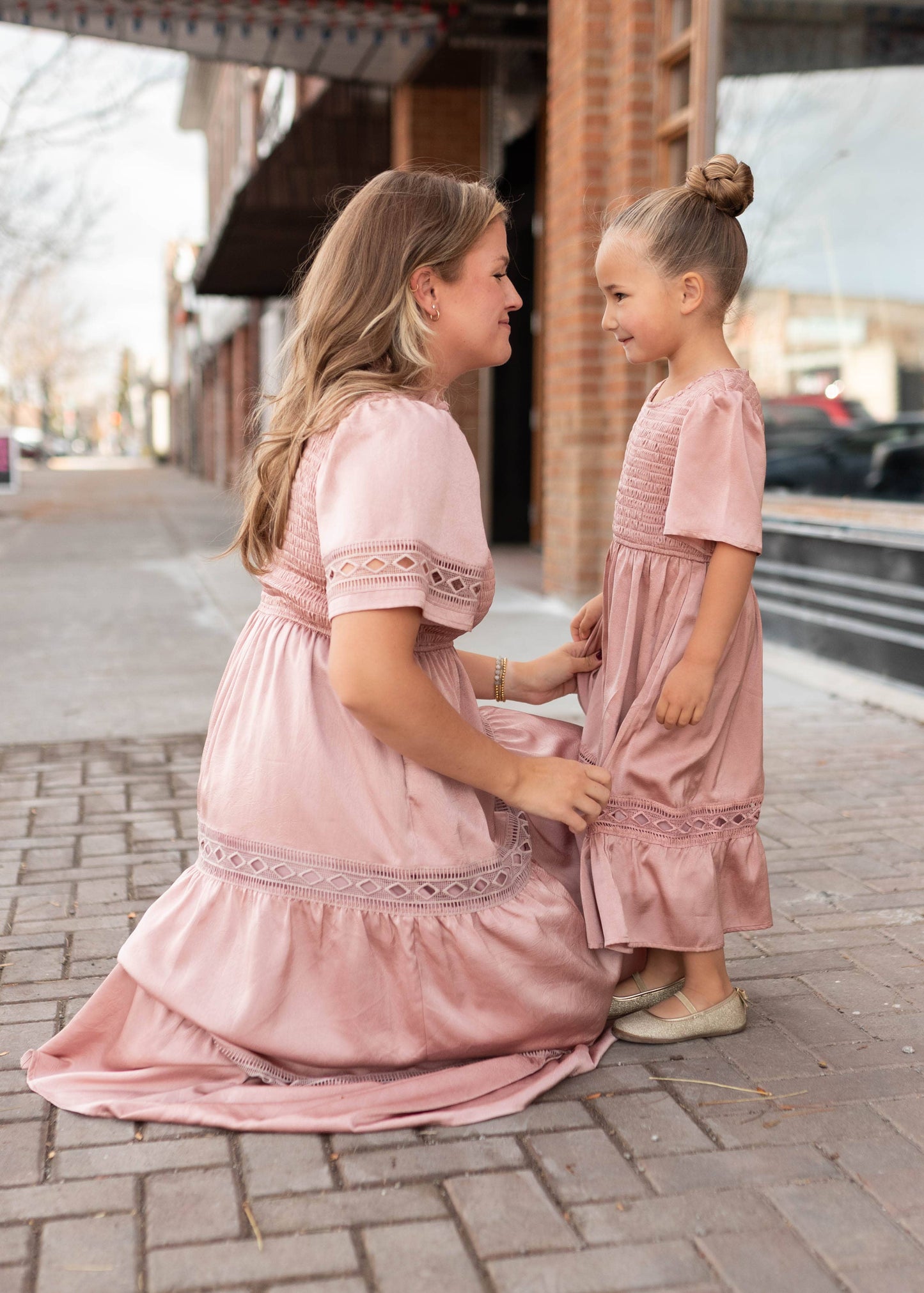 Millie Blush Smocked Little Girl Dress (2T-8Y)