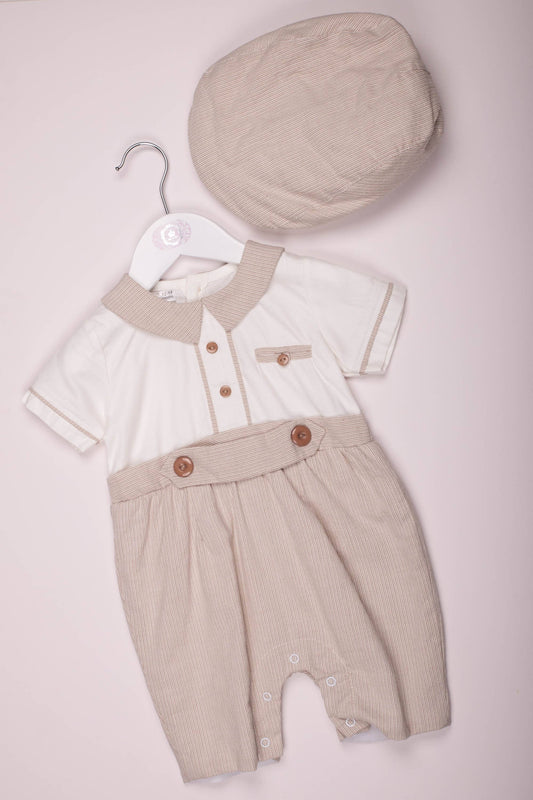 Lil Lads Romper w/Hat