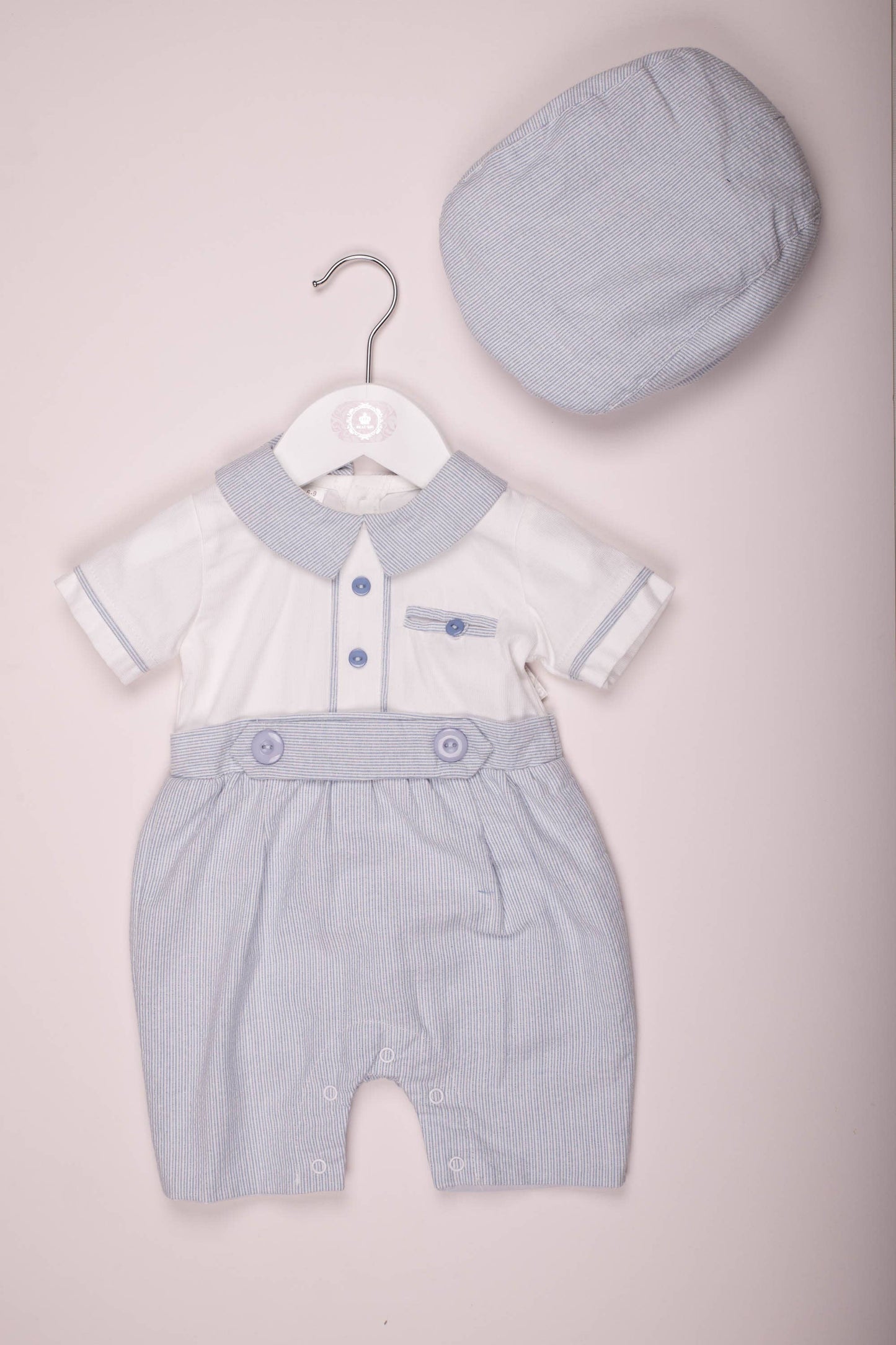 Lil Lads Romper w/Hat