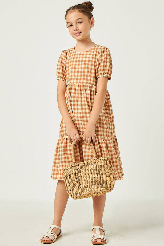 The Apricot Dream Tiered Dress