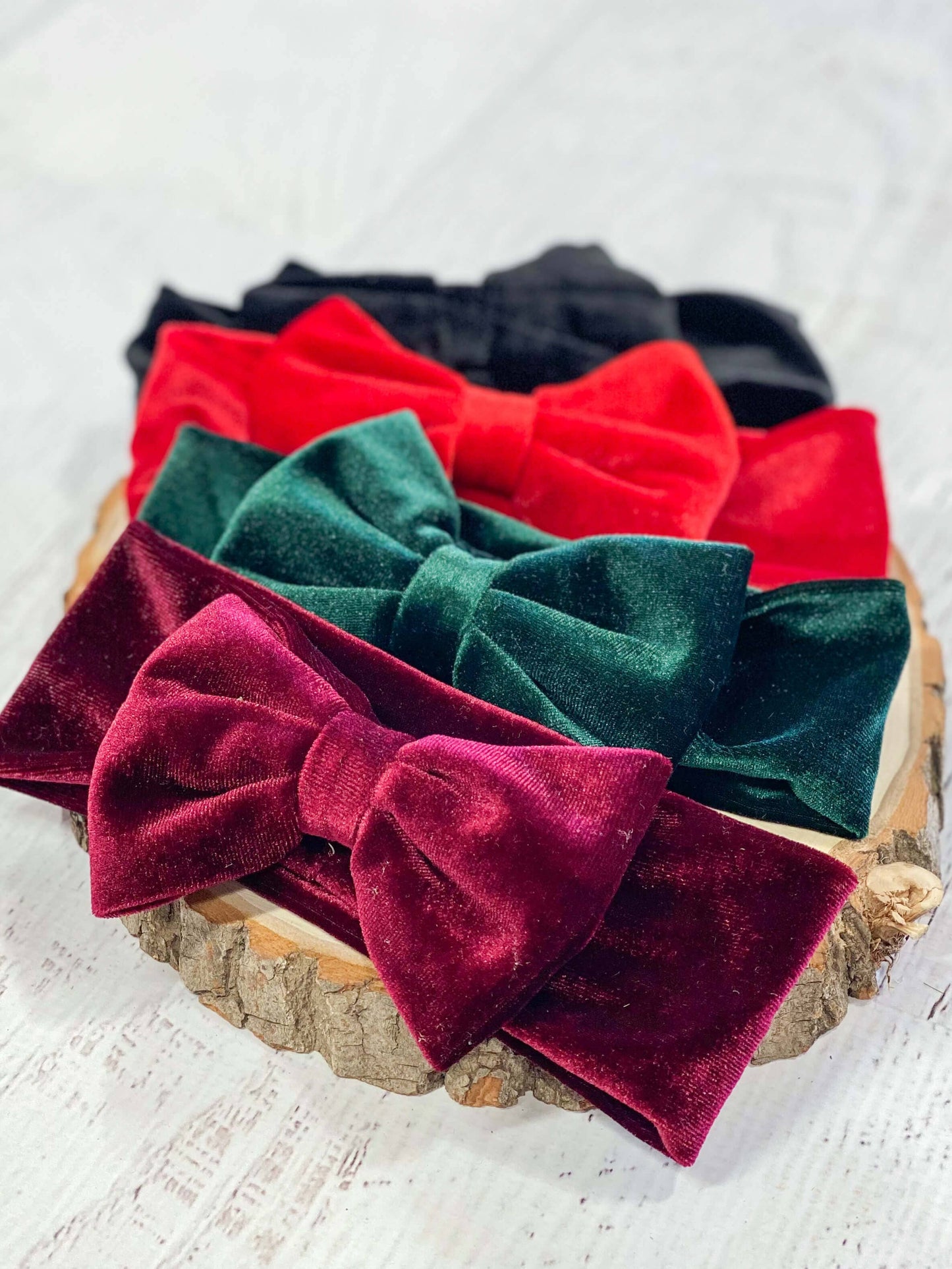 Velvet Bow Headbands