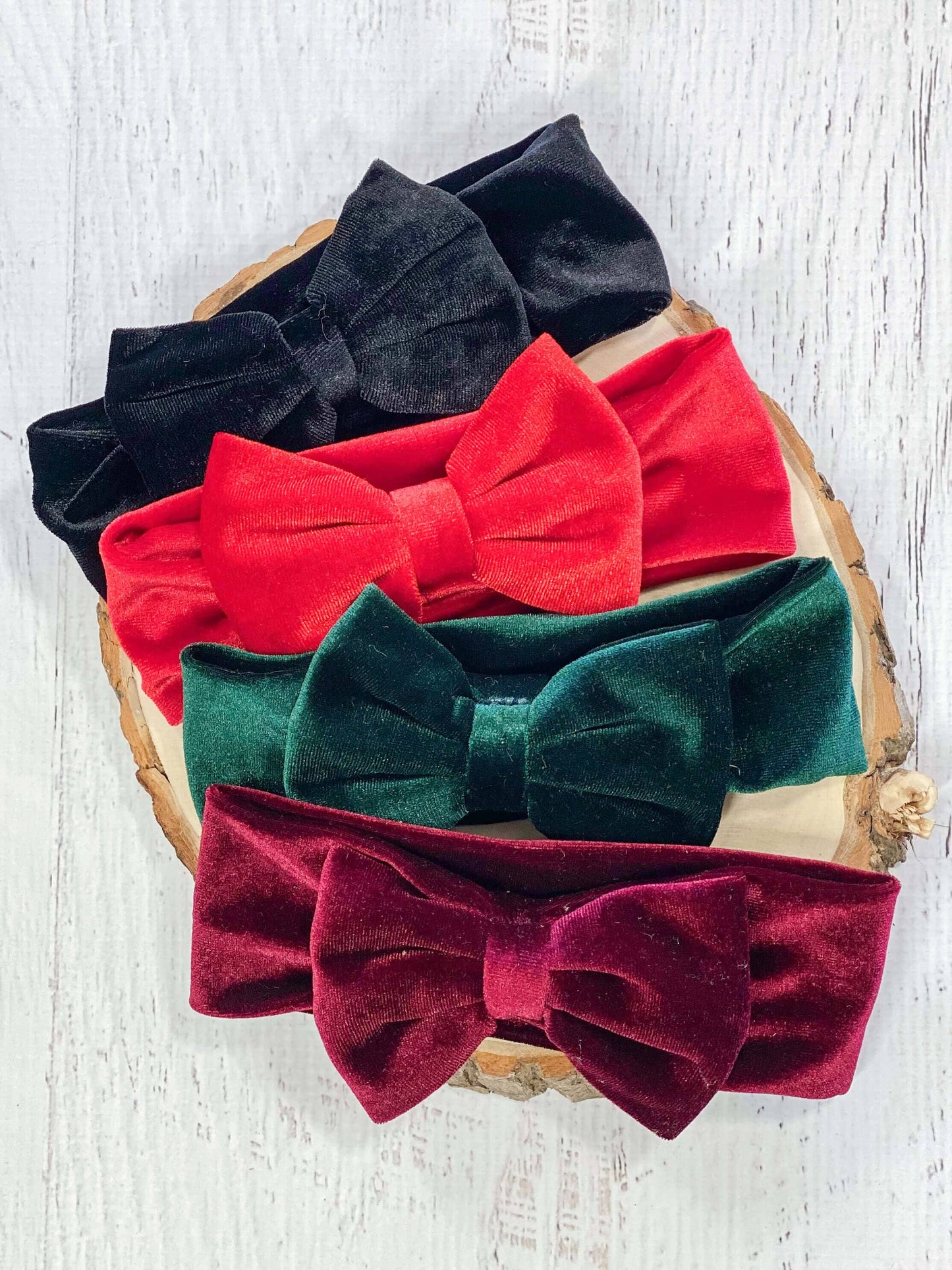 Velvet Bow Headbands