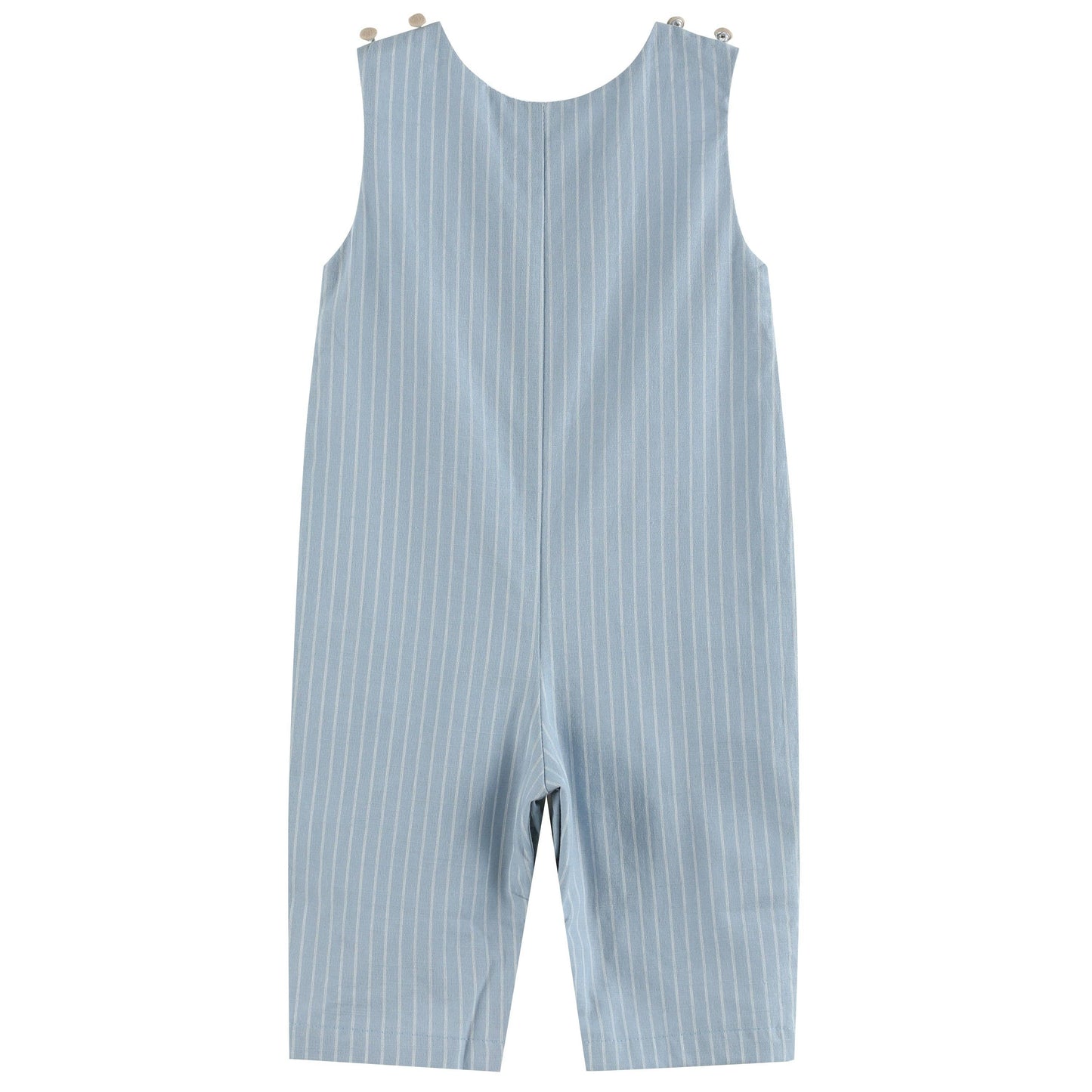 Light Blue Puppy Smocked Overalls