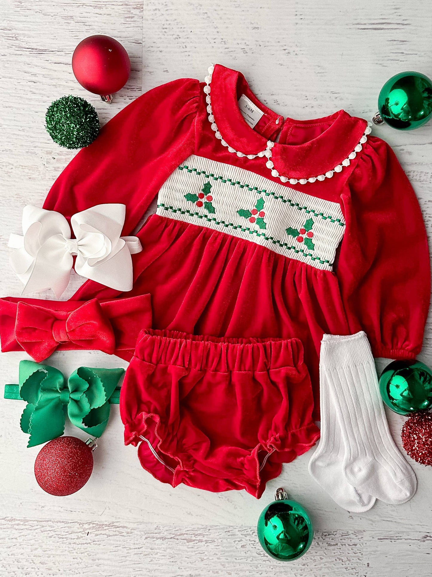 Holly & Red Velvet Infant Set