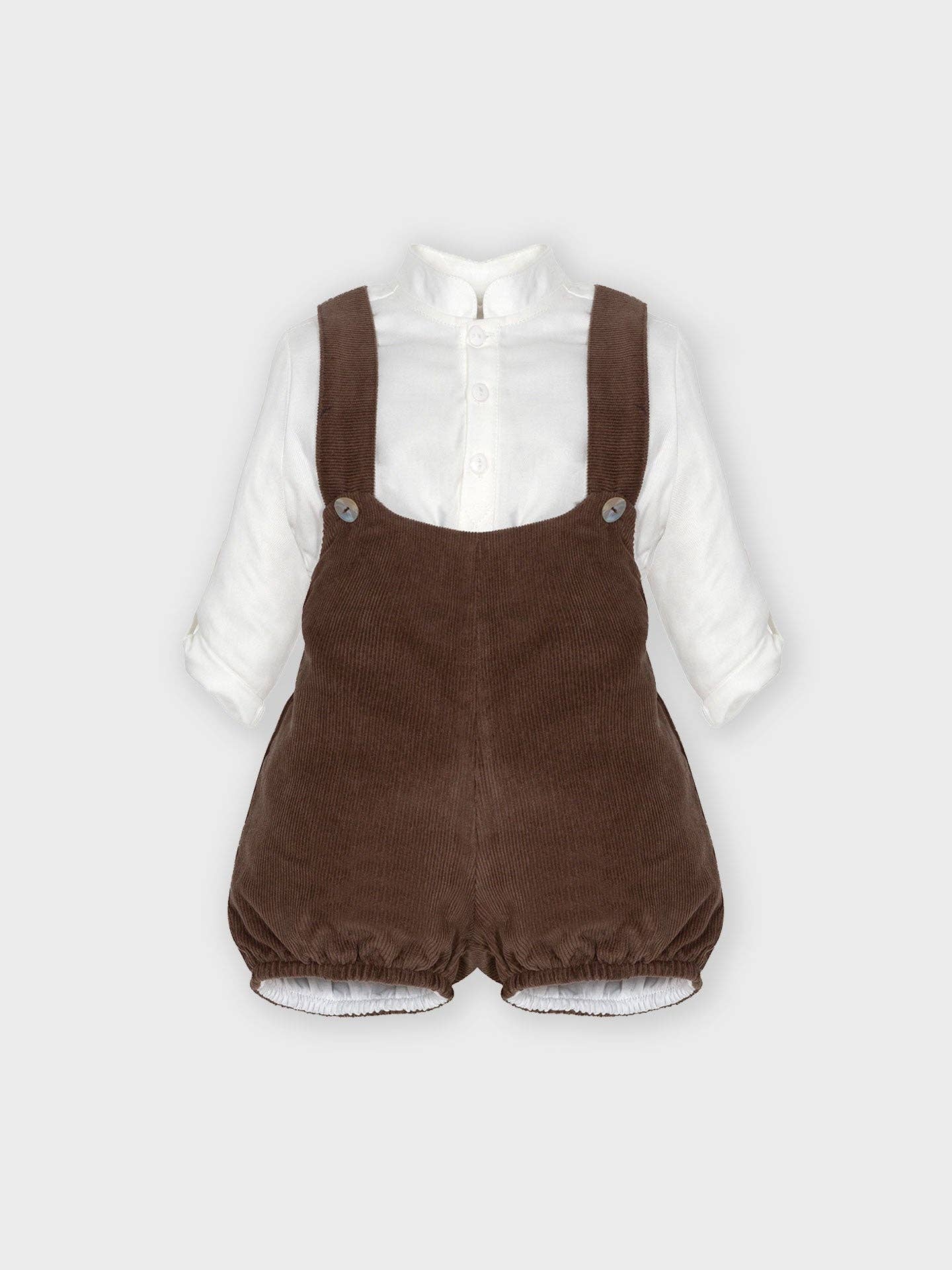 Lil Lads Corduroy Overall Set