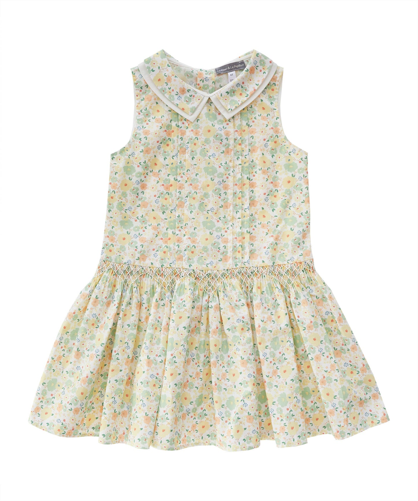 Floral Smocked Drop Waist Dress