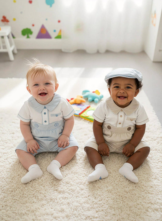Lil Lads Romper w/Hat