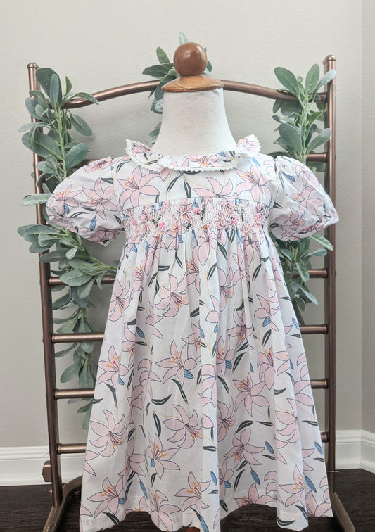 Pink Lily Smock