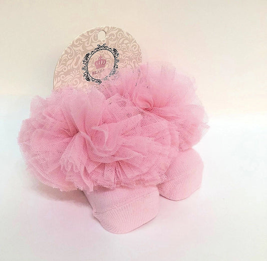 Tulle Frill Baby Socks