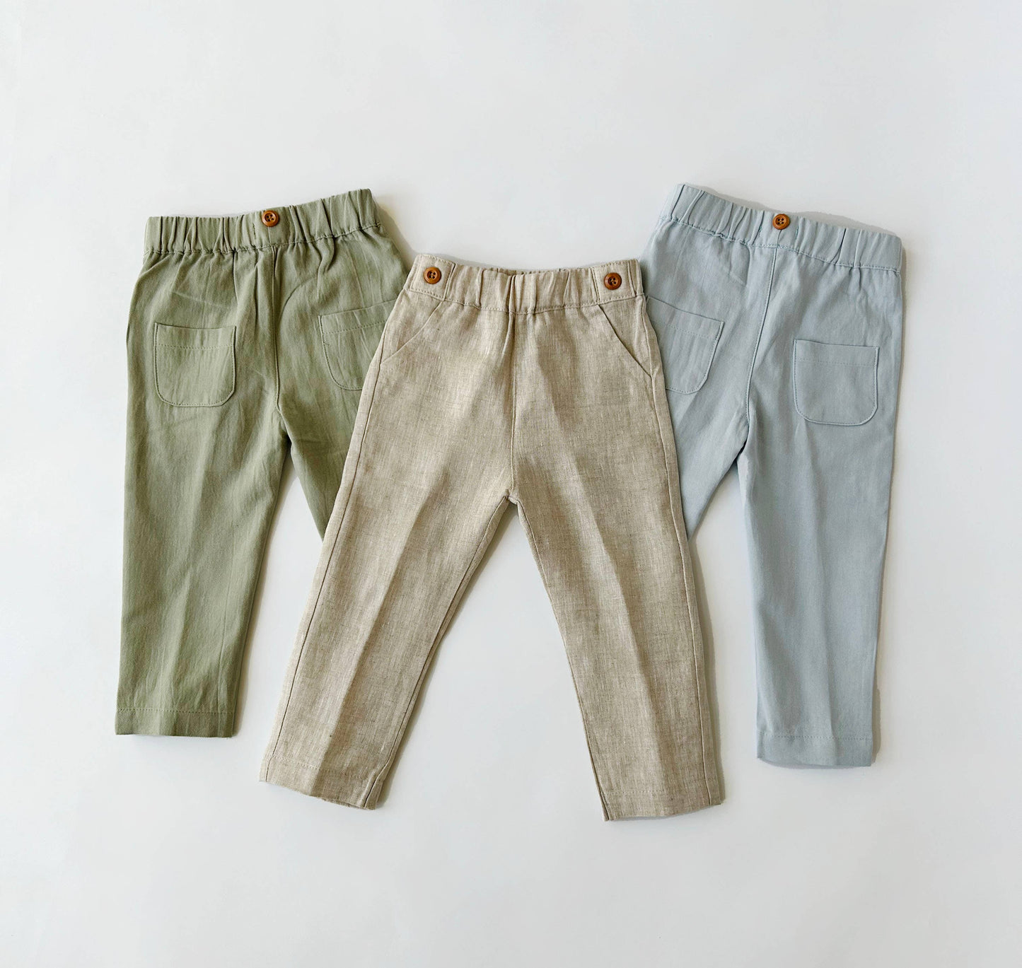 Linen Dress Pants & Suspenders