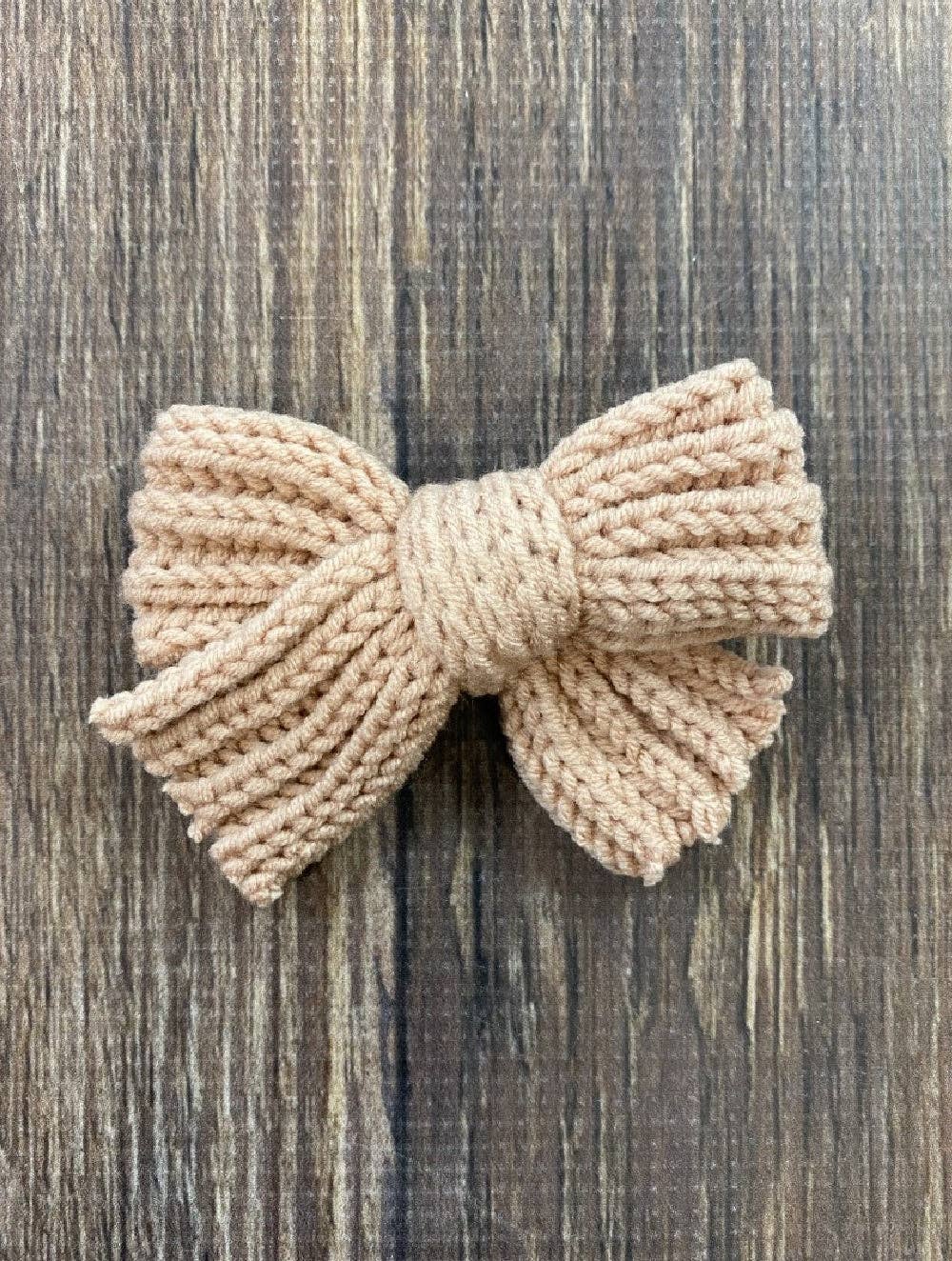 Knitted Hair Bow